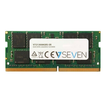 V7 8GB DDR4 PC4-21300 - 2666MHZ 1.2V SO DIMM Modulo di Memoria per Laptop - V7213008GBS-SR