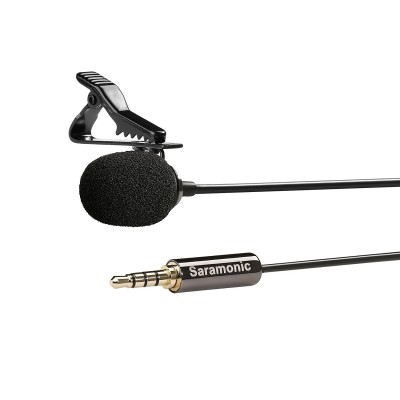 Saramonic International Microfono Lavalier con clip, omnidirezionale, a condense