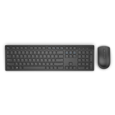 DELL WIRELESS KEYBOARD AND MOUSE-KM636 - US BLACK