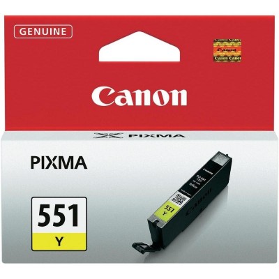 CARTUCCIA GIALLO CLI-551Y CANON PIXMA IP 7250, PIXMA IP 8750
