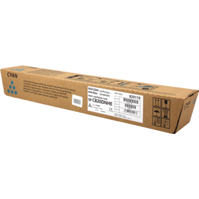 RICOH SP C820DN TONER CYAN STANDARD CAPACITY 15.000 PAGES 1-PACK