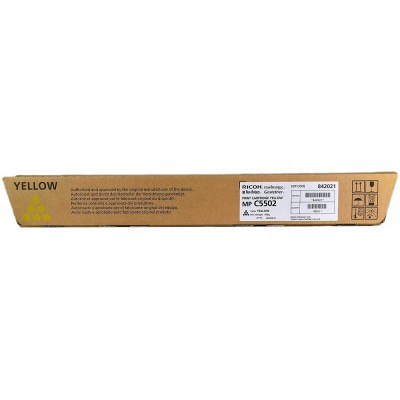 RICOH MP C 5502E TONER YELLOW STANDARD CAPACITY 22.500 PAGES 1-PACK