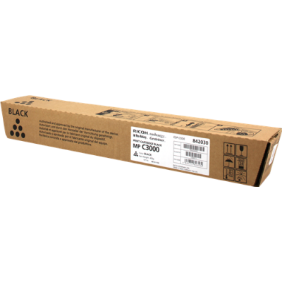RICOH TONER CARTRIDGE BLACK FOR MPC3000 STANDARD CAPACITY 20.000 PAGES 1-PACK