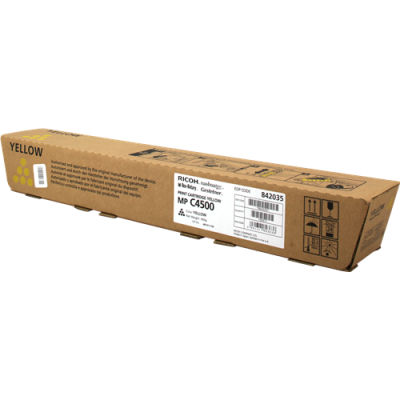 RICOH TYPE MPC4500E TONER CARTRIDGE YELLOW STANDARD CAPACITY 17.000 PAGES 1-PACK
