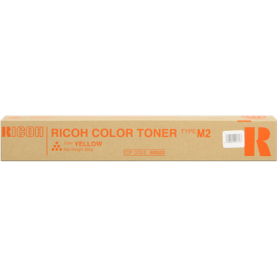 RICOH TYPE M2 TONER CARTRIDGE YELLOW STANDARD CAPACITY 17.000 PAGES 1-PACK