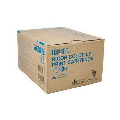 RICOH TONER CYAN TYPE 260  CARTRIDGE STANDARD CAPACITY 10.000 PAGES 1-PACK