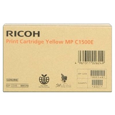 RICOH MPC1500E GEL CARTRIDGE YELLOW STANDARD CAPACITY 3.000 PAGES 1-PACK