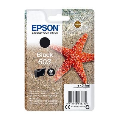 EPSON SINGLEPACK BLACK 603 INK