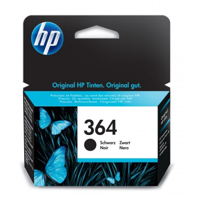 HP 364 INK CARTRIDGE BLACK STANDARD CAPACITY 6ML 250 PAGES 1-PACK WITH VIVERA IN
