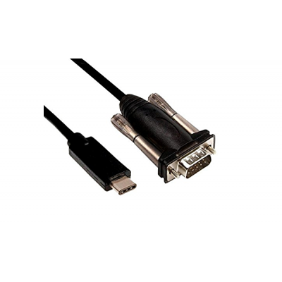 CONVERTITORE ADATTATORE DA USB-C A SERIALE RS232 1,5M NERO