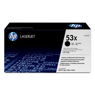 HP LASERJET Q7553X BLACK PRINT CARTRIDGE