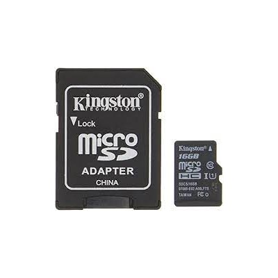 SECURE DIGITAL 16GB KINGSTON MICRO SDHC CL10+ADATT