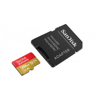 Ext microSDXC 256GB+SD 160MB A2 I U5
