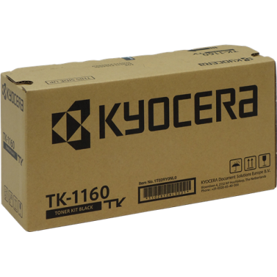 TONER NERO TK-1160 KYOCERA ECOSYS P2040DN, ECOSYS P2040DW