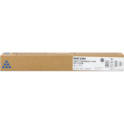 RICOH MPC2550 TONER CARTRIDGE CYAN STANDARD CAPACITY 5.500 PAGES 1-PACK