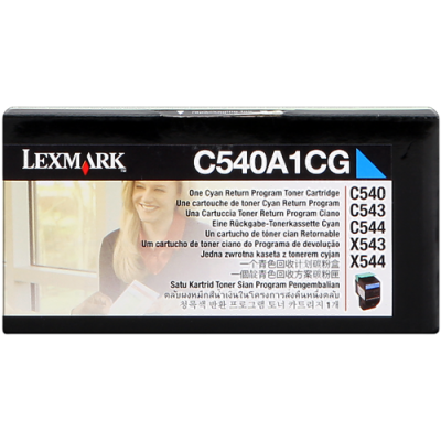 TONER LEXMARK CIANO PER C54X X54X DA 1K