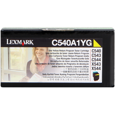 TONER LEXMARK GIALLO PER C54X X54X DA 1