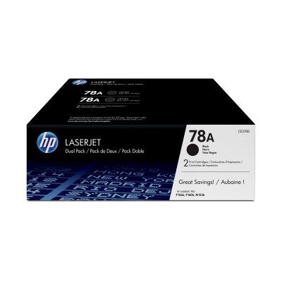 HP 78A BLK DUAL PACK LJ TONER CARTRIDGE