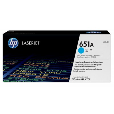 HP 651A LASERJET 700 COLOR MFP 775 CYAN CRTG