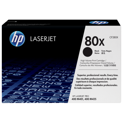 HP 80X BLK CRTG LASERJET PRO M401/M425 6.9K