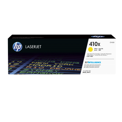 HP 410X YELLOW LASERJET TONER CARTRIDGE