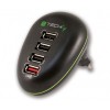 CARICATORE USB 4 PORTE 2,5A SMARTPHONE/TABLET