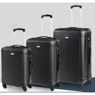 SET 3 TROLLEY SMART TRAVELLER 4 RUOTE  - BLACK