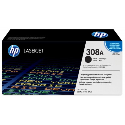 TONER NERO 308A BLACK CARTRIDGE COLOR LASERJET 3500