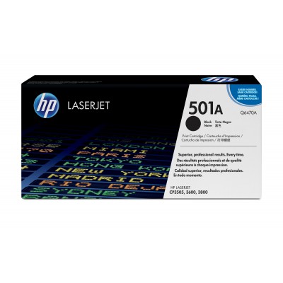 HP 501A BLK LJ TONER CARTRIDGE