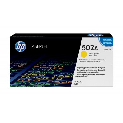 TONER GIALLO 502A COLOR LASERJET 3600, COLOR LASERJET 3600DN