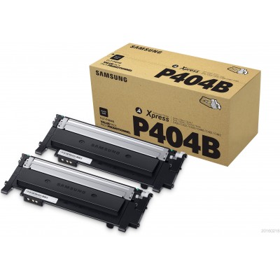 SAMSUNG CLT-P404B 2-PK BLK TONER CRTG