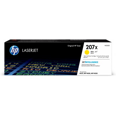 HP 207X YELLOW LASERJET TONER CARTR.