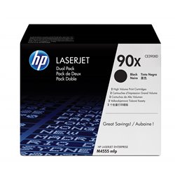 HP 90X BLACK DUAL PK LJ TONER CARTRIDGEHP 90X BLACK DUAL PK LJ TONER CARTRIDGE