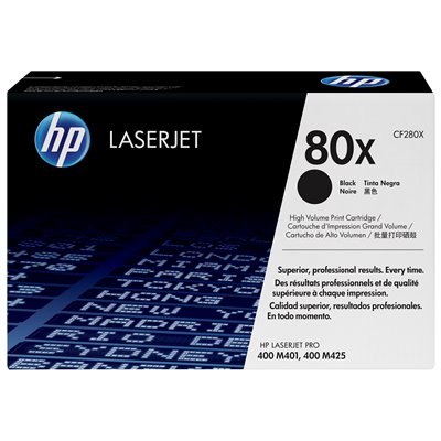 HP 80X BLK CRTG LASERJET PRO M401/M425 6.9K