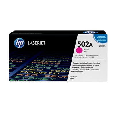 TONER MAGENTA 502A COLOR LASERJET 3600, COLOR LASERJET 3600DN, COLOR LAS