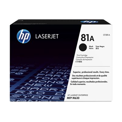 HP 81A BLACK LASERJET TONER CARTRIDGE