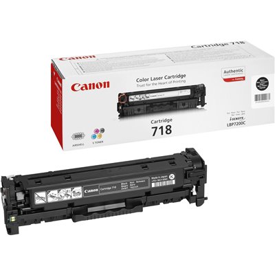 TONER NERO CRG 718 CANON