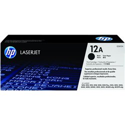 HP BLACK CRTG 12A LASERJET 1000/3000 SERIES