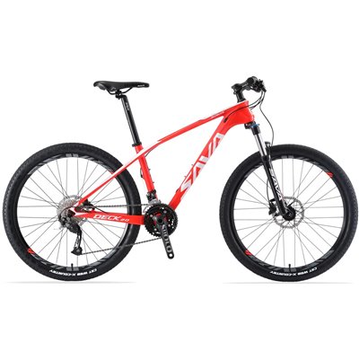 Mountain bike in fibra di carbonio, MTB 26"/ 27 velocità / M2000 / white red